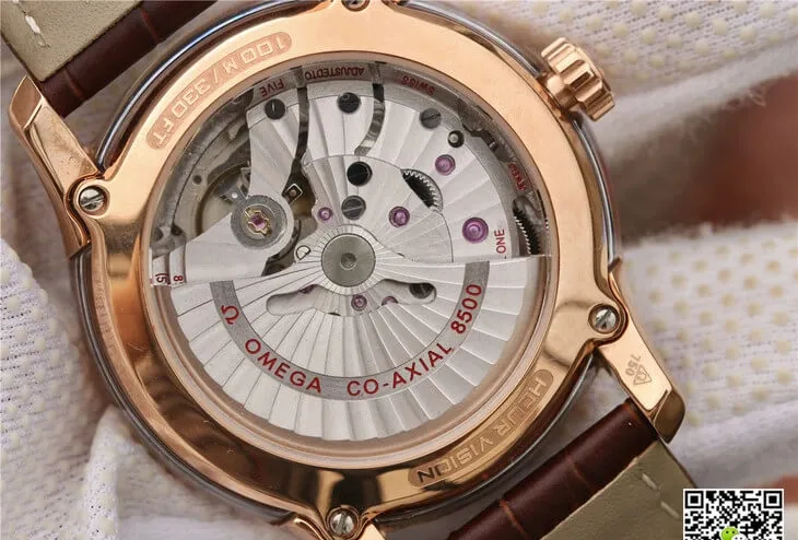 Omega De Ville 431.63.41.21.02.001 VS Factory 1:1 Best Edition Replica Watch Brown Strap